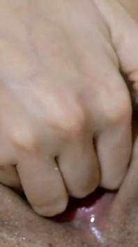 Latina Plays with Dildo