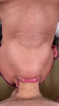 POV Closeup: Face Fuck Leaves Cute Asian Teen Breathless - White Cock Defeats Littlelewdluna in Throat Fuck Domination