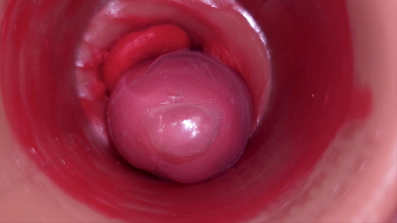Ladybottox: Inside a Camgirl Cervix POV Camera in Vagina with Big...