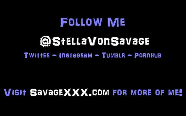 Stella Von Savage: Duşta amımı parmakla sikiyorum