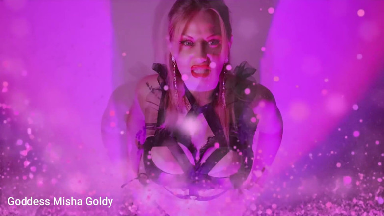 Goddess Misha Goldy: あなたの失敗にジャーク!けいれんをやめません!あなたは永遠にジャーカホリックをグーニングしています!