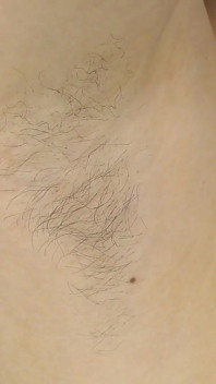 Soft Long Armpit Hair Stroked