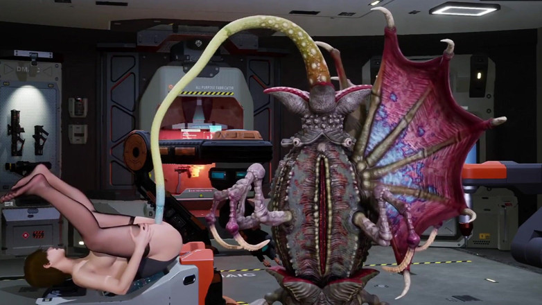 Wraith ward: Doctora tetona follada por monstruo lovecraftiano
