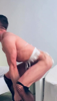 All Body Shaved Gay Sexy Lingerie High Heels