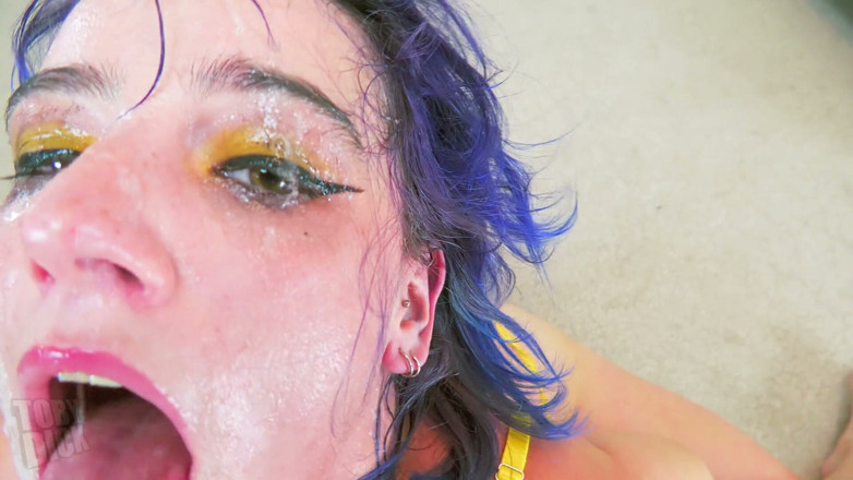TobyDick: Annabel Lee - New Girl Takes It Hard - Covered in Spit...
