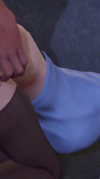 După muncă, sex cu un coleg: porno 3D