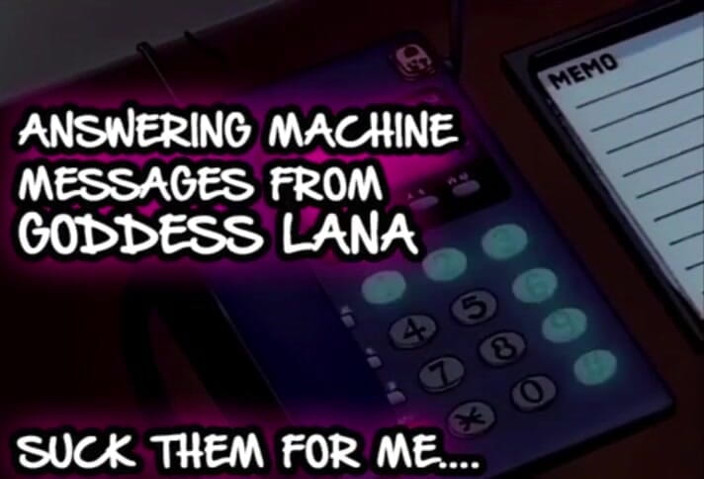 Campsissyboi: SOLO AUDIO - i messaggi della segreteria telefonica dalla dea Lana...