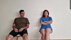 Latinascachondas: Kouření bohatého velkého ptáka v čekárně u zubaře