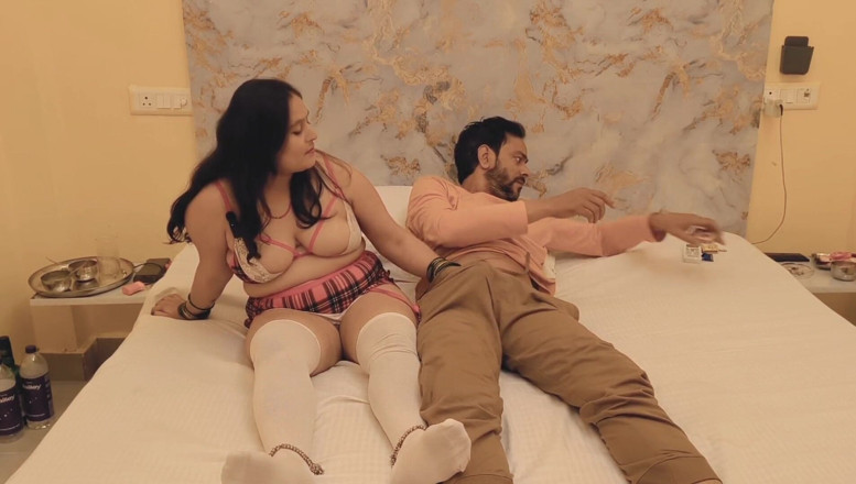 pujaprem: Step Sister Riding on Monster Dick Moaning Loudly in Hotel...