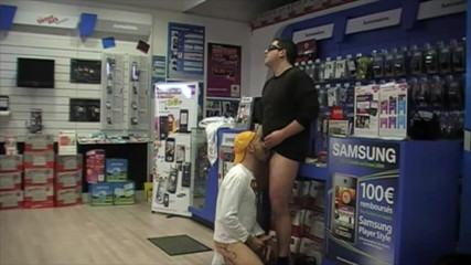Gaybareback: SluFucked by seller of phone shop