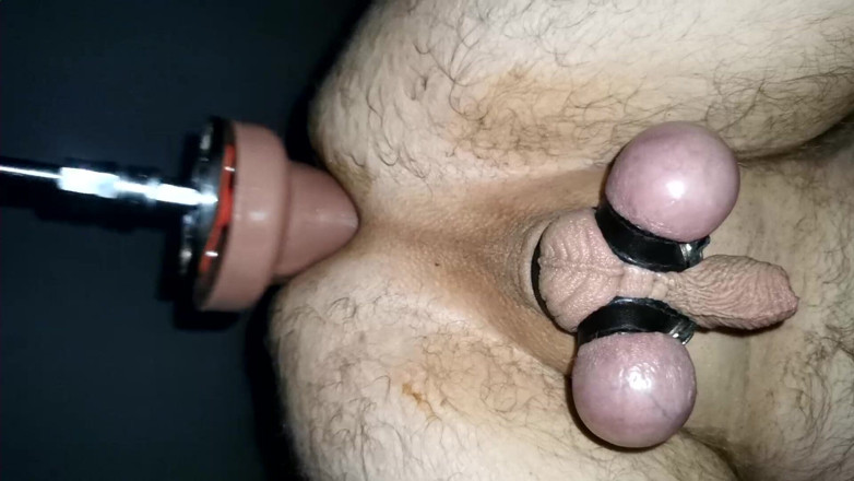 Fuck machine massaker: Máquina de foder minha bunda profunda com enorme consolo