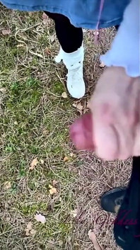 Amateur matutino en el bosque