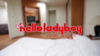 Hello Lady Boy: La ragazza tailandese tettona drena grandi palle