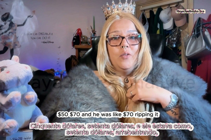 Goddess Maya3ee Rainha: Diamanty na mých rtech Bunda Fatal in Your Face - Come...