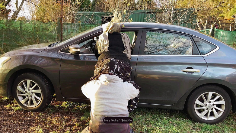 Hot 365 Entertainments: Hijab MILF Outdoor Car Romance - Ass Kissing, Face Sitting and...