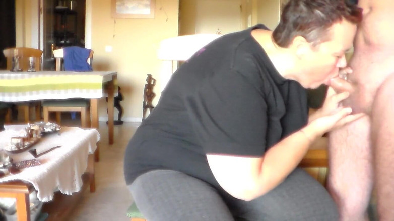 Sex hub couple: John geeft Jen een grote lading sperma in het gezicht
