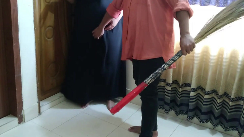 Aria Mia: Punjabi Maid in Burqa &amp; Hijab Gets Seduced by Her Big...