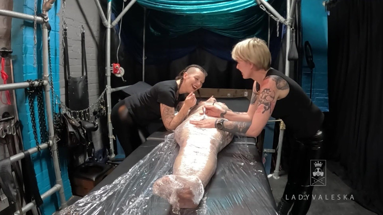 Lady Valeska: Sub Girl Mummified and Tormented