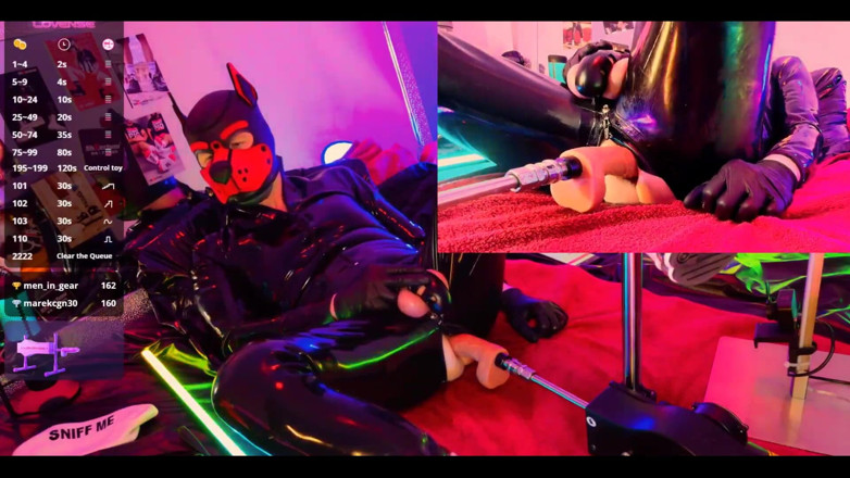 Roman Heart: Nicolaus Rubber Show Mit Pup Maske