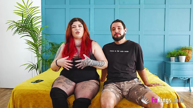 FAKings: ぽっちゃり美人オルタナティブが観光客とセックス:レイア・サエズ、イタリアン・レファを偽装で搾乳