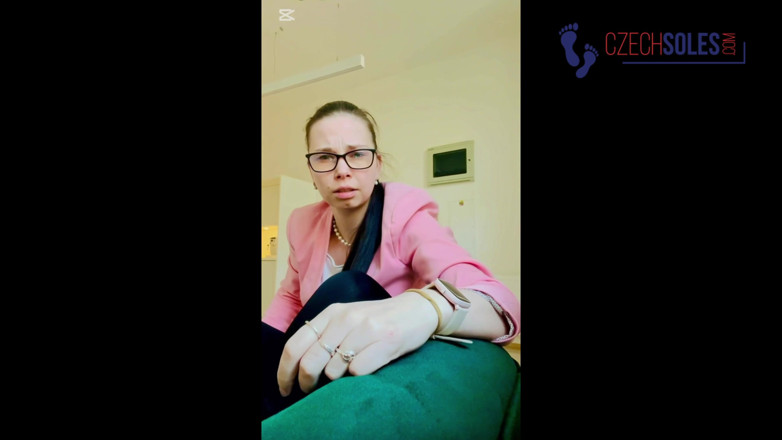 Czech Soles - foot fetish content: Smell My Sweaty Nylon Feet Loser POV