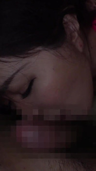 Muka menjilat ciungan kaya dengan kekasih Kazusa & permainan fetish sesat & air mani menelan POV individu