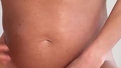 7 Months Pregnant Pussy Riding Big Dildo Ends with Super Squirting Orgasm
