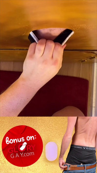 Thick Daddy Cock Gets Tongue & Lip Worship - First Load Too Early Down the Throat, Second in Cum Glass