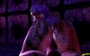 GameslooperSex: Vassago - animație 3D cu pulă monstruoasă