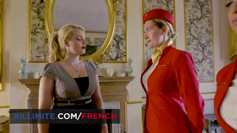 French girls at work: Hot Sex in a Private Plane