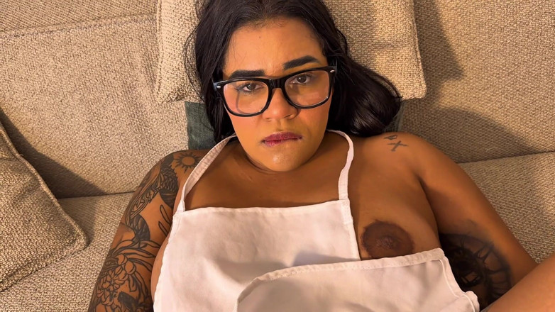 AlejandraGarciax: Horny Maid, Not Wanting to Be Fired, Lets Me Cum...