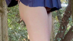 Pai-chan's Spring Outdoor Striptease Part 1