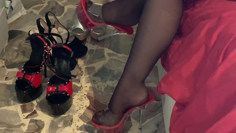CoppiaCollant: Pov tacchi alti fetish