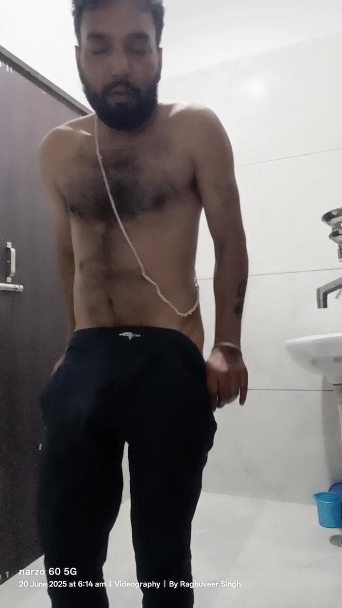 Rajasthani-old-lover: Sex indisk desi man njuter av dusch