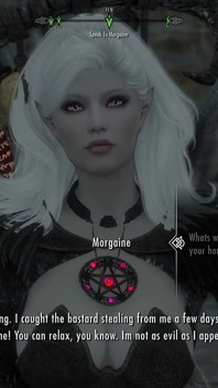 Skyrim B와 L Mod - 모르가인을 찾고 그녀의 성적 필요를 돕는