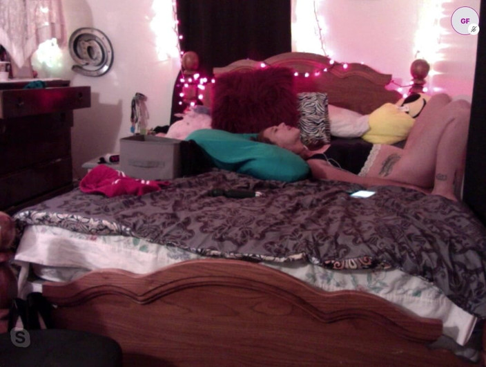 Alli Anderson: Riding My Huge Dildo on the Wall