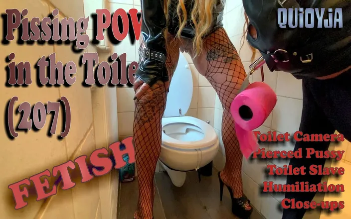 Dominatrix Frida: Pissing POV in the Toilet (207)