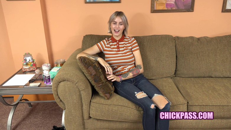 ChickPass Amateurs: Tall and busty Ukrainian teen Tina blows Logan at the...