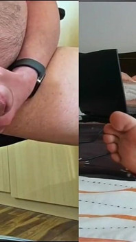 Bir arkadaşla kameradan kameraya