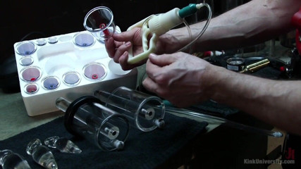 Kink University: Pumping up! Sexy suction techniques for nipples, breasts & pussy.
