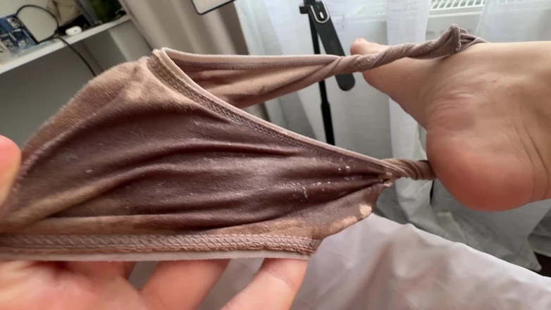 WowMarie: Homemade Wet Panties - Soaking Wet Panty From Hard Masturbation Through...
