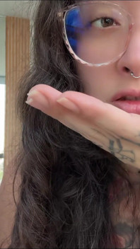 The Disgusting Giantess Shoves You up Her Nose and Sneezes