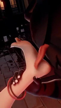 Genshin Impact Yae Miko Fucked Roughly by a Hilichurl - Barefoot Missionary Sex Video