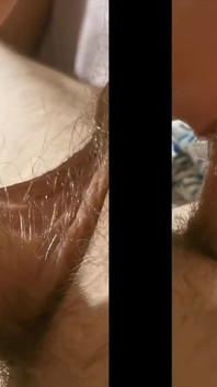 Accidenti, che bel pompino, gli lecco il cazzo e lo riempio di saliva, mi viene in bocca 2 volte