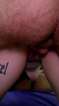Cumshot Inside on Menage: Hottie Licks Her Friend's Pussy Full of Cum at the End (real)