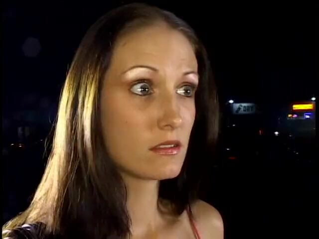 2 Guys 1 Girl: Two service technicians drill pretty brunette in the garage