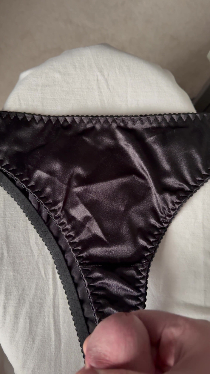 CumDaily: Cum on Wife’s Panties 17
