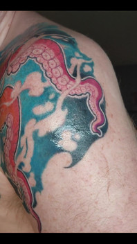 My Octopus Tattoo Is Finished! I Love It!