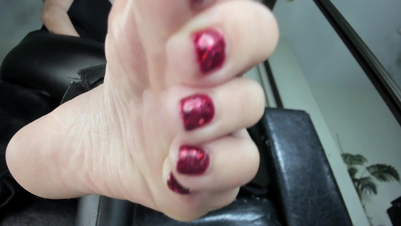 Feet lady: Lunghi grandi piedi