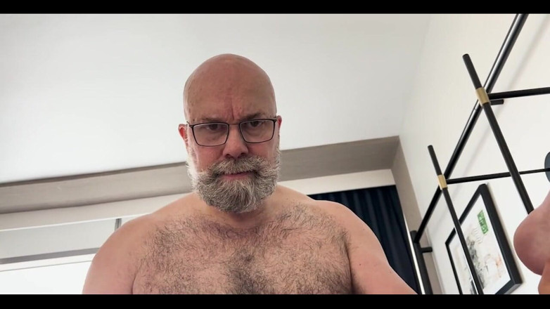 Logan Stanley: Hairy Stepdaddy Bear Breeds Me Good on the Bed,